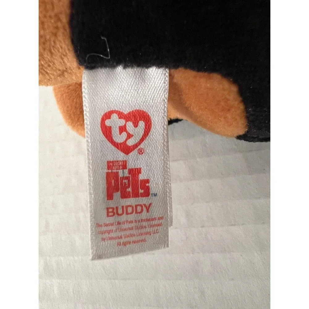 Secret Life of‎ Pets Ty Beanie Babies Buddy Dachshund Dog Puppy 11.5